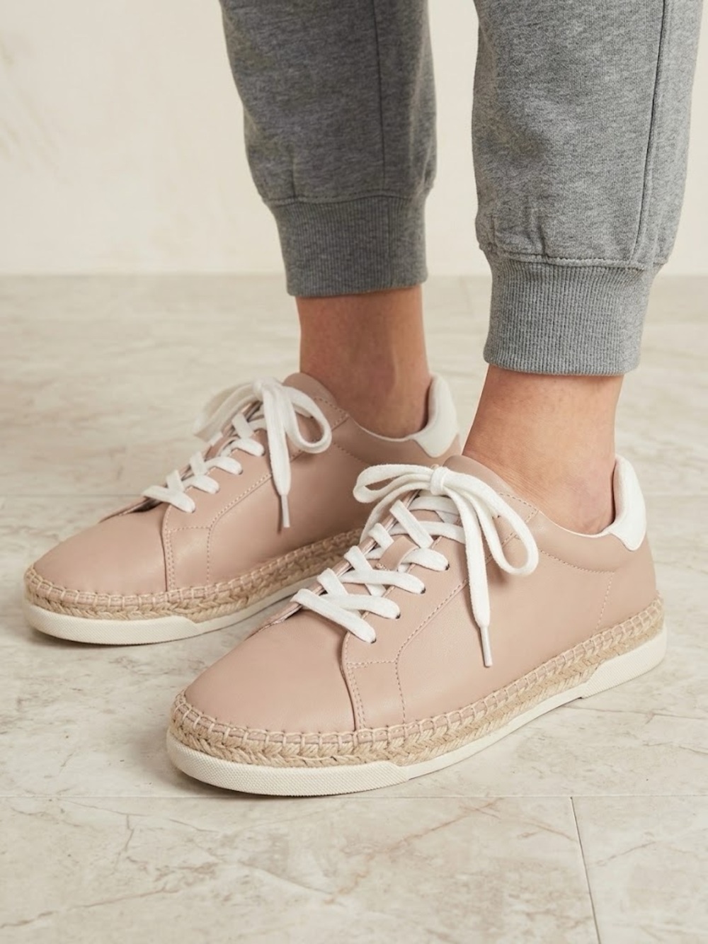 Universal Thread Shaelyn blush Espadrille Sneakers Memory Foam 8.5